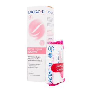 Lactacyd Pharma Sensitive Pharma Sensitive intimate Cleansing Gel 250 ml + Pharma Sensitive Intimate Wipes 15 pcs   250 ml