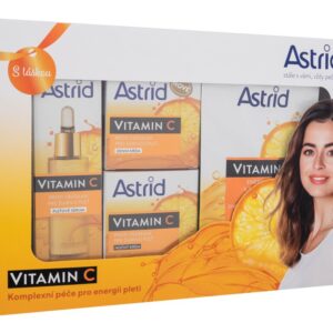 Astrid Vitamin C  Vitamin C Serum 30 ml + Vitamin C Day Cream 50 ml + Vitamin C Night Cream 50 ml + Vitamin C Energizing Textile Mask 20 ml   30 ml