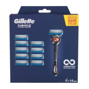 Gillette Fusion5 Proglide Razor 1 pc + Replacement Blade 9 pc   1 pc