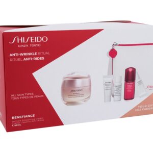 Shiseido  Benefiance Wrinkle rahustav kreem 50 ml + puhastusvaht 5 ml + Treatment Softener Enriched 7 ml + Ultimune Power Infusing Concentrate 10 ml + Benefiance Wrinkle Smoothing silmakreem 2 ml   50 ml