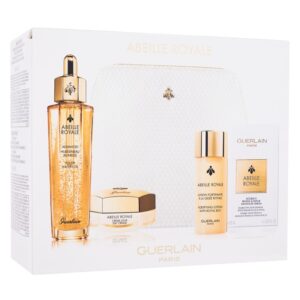 Guerlain Abeille Royale Age-Defying Programme: Oil, Serum, Lotion, Cream Abeille Royale Advanced Youth Watery Oil 50 ml + Abeille Royale Double R Renew & Repair Serum 7 x 0,6 ml +  Abeille Royale Fortifying Lotion With Royal Jelly 40 ml + Abeille Royale Day Cream 15 ml + Cosmetic Bag   50 ml