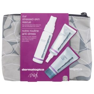 Dermalogica Age Smart Our Stressed-Skin Rescue Age Smart Antioxidant Hydramist 30 ml + Age Smart Multivitamin Power Firm Cream 15 ml + Age Smart Multivitamin Power Recovery Masque 15 ml + Cosmetic Bag   30 ml