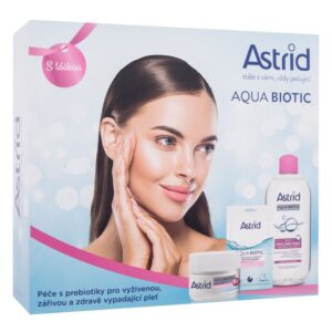 Astrid Aqua Biotic näohoolduskomplekt Day and Night Cream Aqua Biotic 50 ml + Aqua Biotic 3in1 Micellar Water 400 ml + Textile Face Mask Aqua Biotic   50 ml