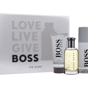 HUGO BOSS kinkekomplekt Boss Bottled  EDT meestele 100 ml + dušigeel 100 ml + deodorant 150 ml