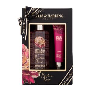 Baylis & Harding Boudoire Rose Gift Set Body Spray Boudoire Rose 95 ml + Lip Shine 12 ml   95 ml